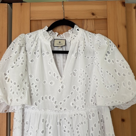 Tuckernuck Palmer White Eyelet Mini Dress XS - Picture 8 of 15